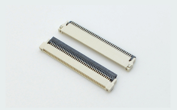 北京宏利 高速掃描儀 0.5間距6P前掀后鎖H1.5高 FPC連接器廠家