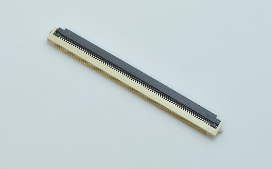 FFC/FPC座 軟排線(xiàn)連接器 0.5mm間距 80P /68P翻蓋式下接觸 液晶屏,宏利