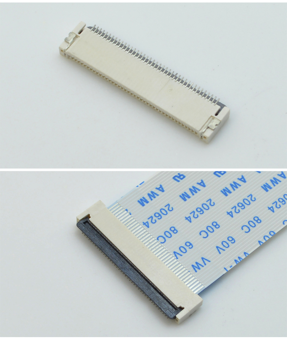 fpc連接器制造-0.5mm fpc 連接器后鎖fpc連接器-宏利