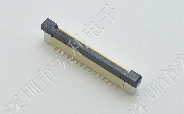 0.5mm間距fpc連接器立式錯位腳SMT排線插座4P/5P/6P/7/8/9/10/12/13/14/15P-60P立貼正位連