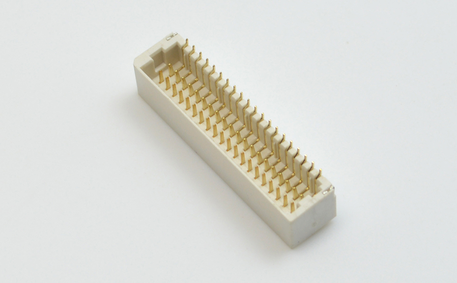 河北宏利 主板SHD1.0間距 雙排線對板WTB 臥貼側(cè)插貼片連接器H5.5高