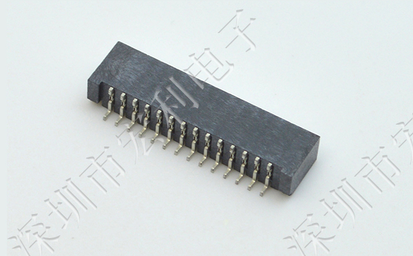 ffc fpc連接器1.25mm臥式扁平插座4P-20P工控儀器 上下接觸軟排線連接器