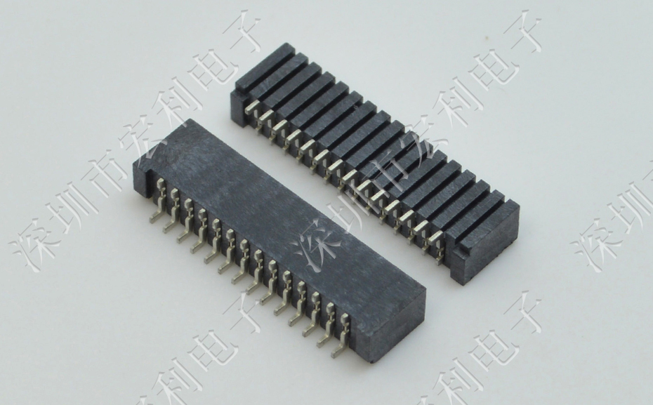 ffc fpc連接器1.25mm臥式扁平插座4P-20P工控儀器 上下接觸軟排線連接器