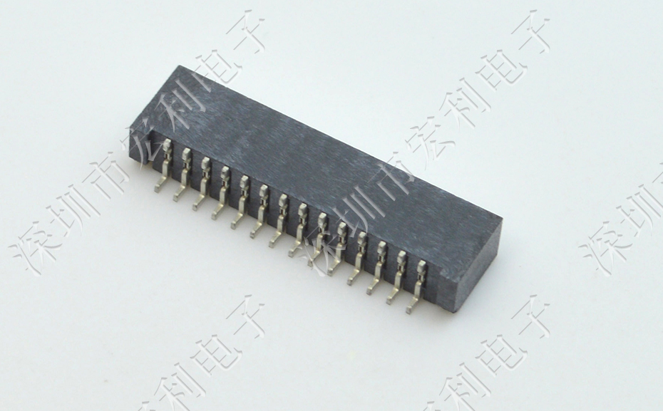 ffc fpc連接器1.25mm臥式扁平插座4P-20P工控儀器 上下接觸軟排線連接器