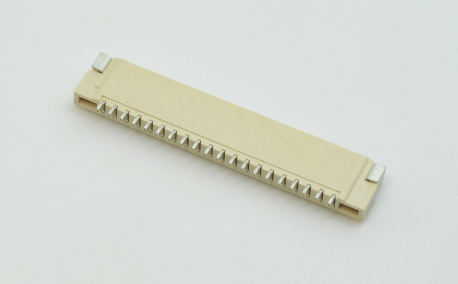 fpc連接器20 pin-1.25fpc連接器fpc貼片連接器厚度-宏利