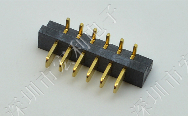 2.5mm間距90度側(cè)插防筆記本電池插座大膠芯鍍金電池公座4P/5P/6P/7P/8P/9P/10P