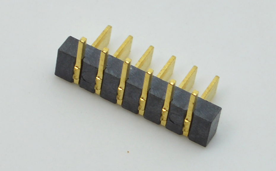 全新 7PIN-2.5間距90度側(cè)插防呆筆記本電池座 公座 小膠芯,宏利