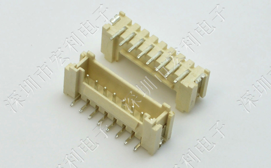 HY2.0mm立式fpc連接器 帶鎖扣工控儀器線對板連接器2P/3P/4P/5P/6P/7P/8P/9P/10P/11P/12P