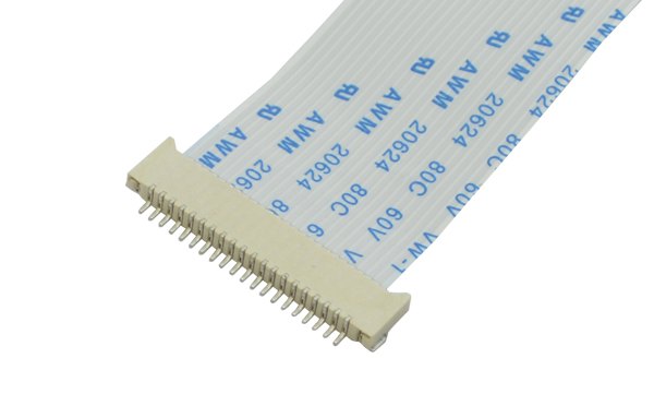 FPC1.0mm間距H2.0臥式貼片無(wú)鎖雙面接觸連接器