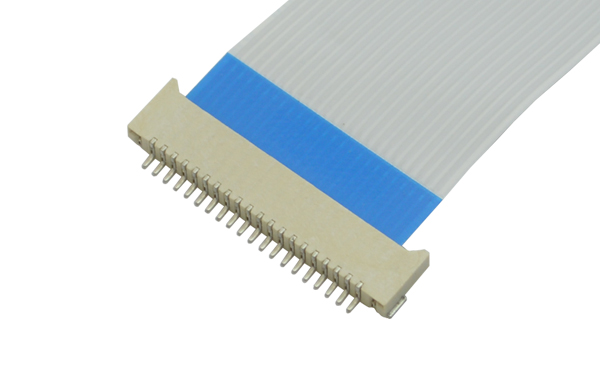 FPC1.0mm間距H2.0臥式貼片無(wú)鎖雙面接觸連接器