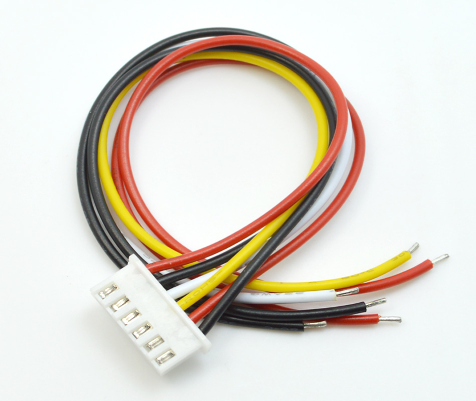 加工led電源線HY2.0mm間距6P單頭帶鎖端子線長150MM連接線接插線,宏利