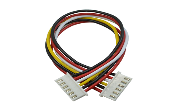 廠家線束加工 單線加工 電子線XH 2.54端子4芯 雙頭端子線150mm,宏利